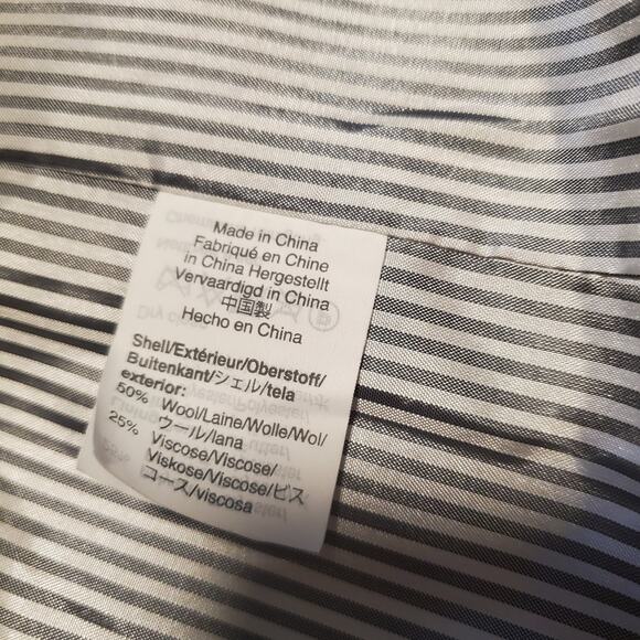 J. Crew Mercantile Size 2 Gray Schoolboy Blazer Wool Blend Preppy Academia - Picture 9 of 13